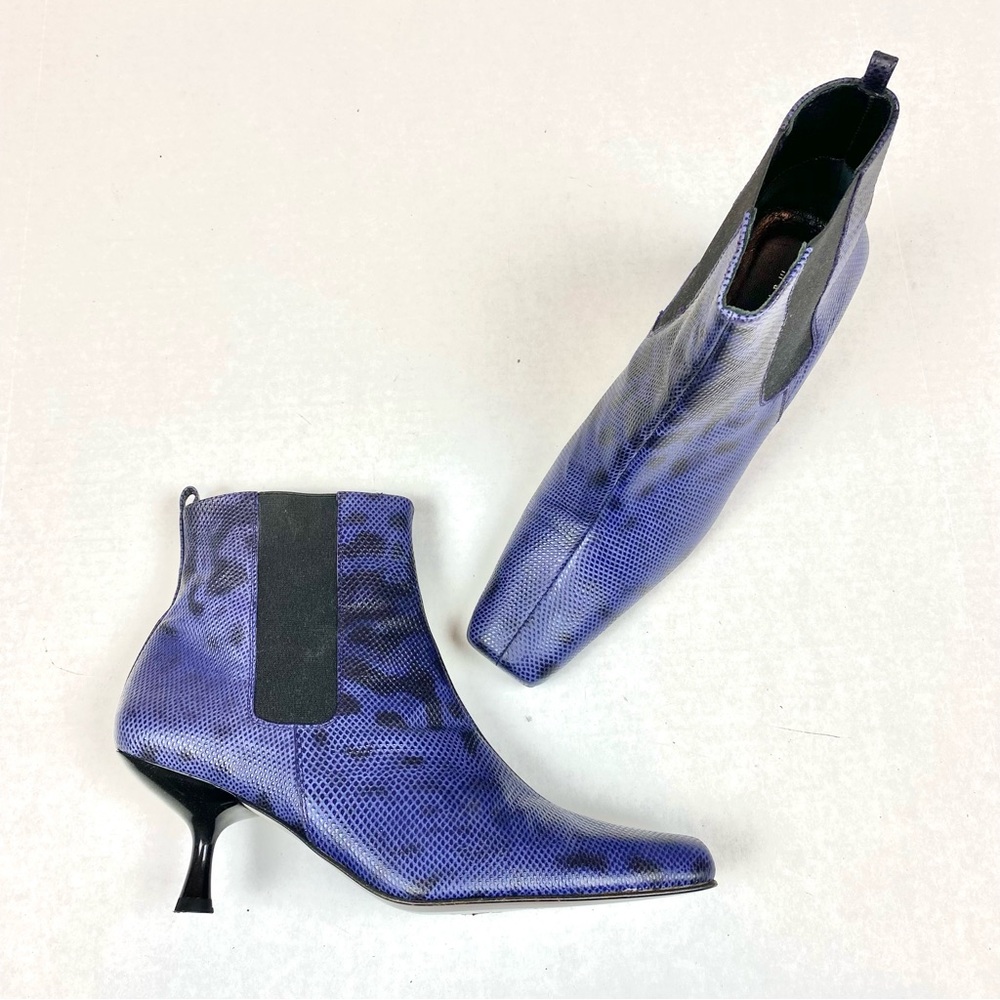 Martinez Valero Square Toe Heeled Booties